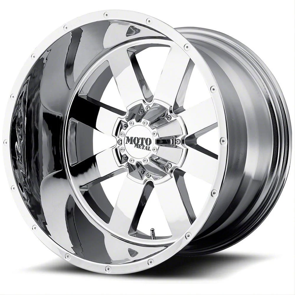 Moto Metal MO962 Chrome 8-Lug Wheel; 20x12; -44mm Offset (11-14 Sierra 3500 SRW)