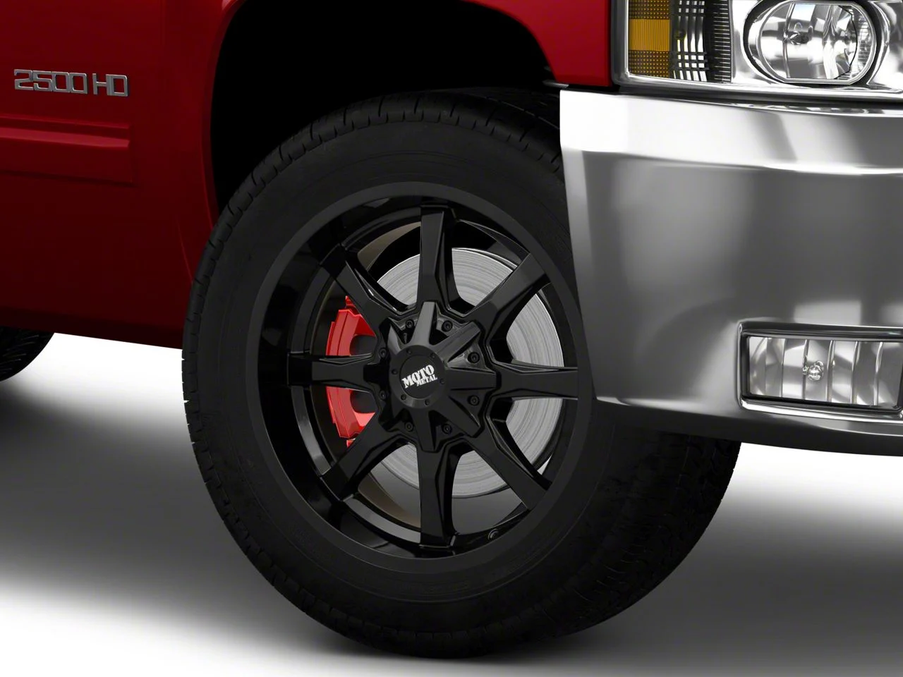 Moto Metal MO970 Full Gloss Black 8-Lug Wheel; 20x9; 0mm Offset (11-14 Silverado 2500 HD)