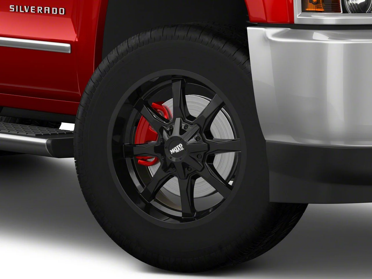 Moto Metal MO970 Full Gloss Black 8-Lug Wheel; 20x9; 0mm Offset (15-19 Silverado 2500 HD)