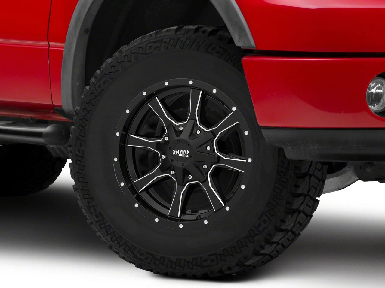 Moto Metal MO970 Satin Black Milled 6-Lug Wheel; 17x8; 0mm Offset (04-08 F-150)