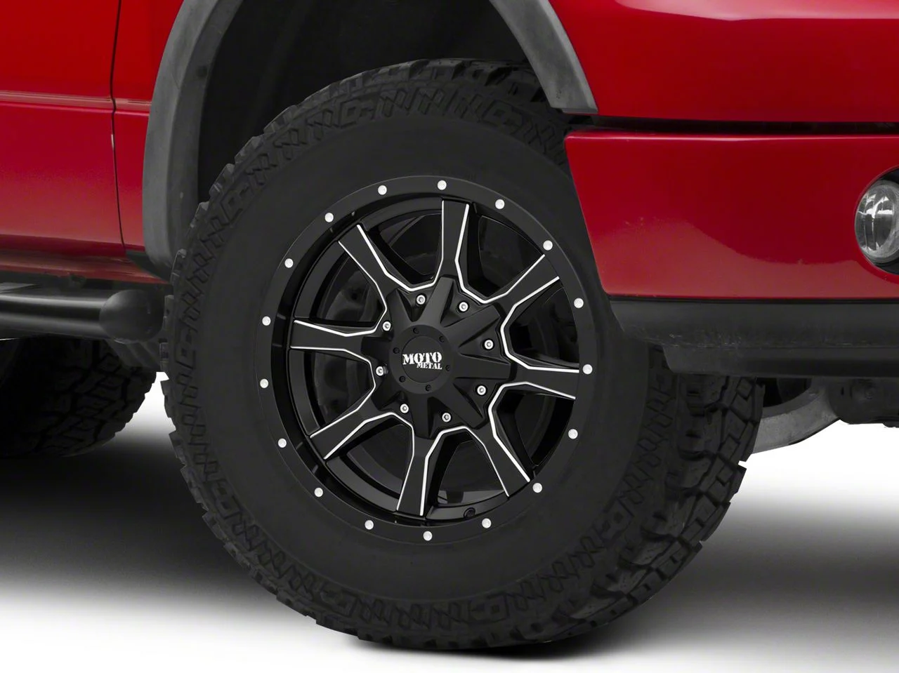 Moto Metal MO970 Satin Black Milled 6-Lug Wheel; 18x9; 18mm Offset (04-08 F-150)
