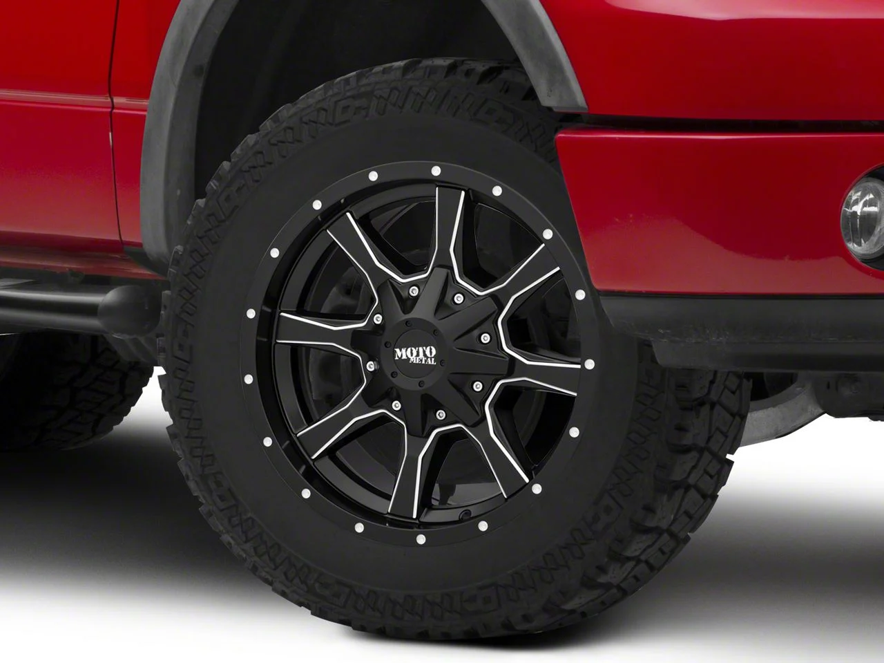 Moto Metal MO970 Satin Black Milled 6-Lug Wheel; 20x9; 0mm Offset (04-08 F-150)