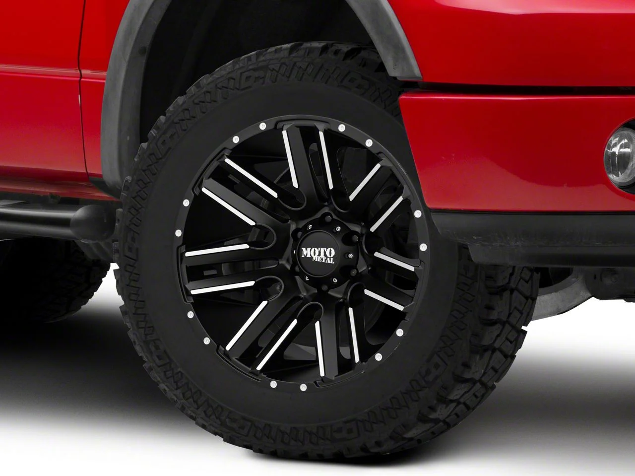 Moto Metal MO978 Razor Satin Black Machined 6-Lug Wheel; 20x10; -24mm Offset (04-08 F-150)