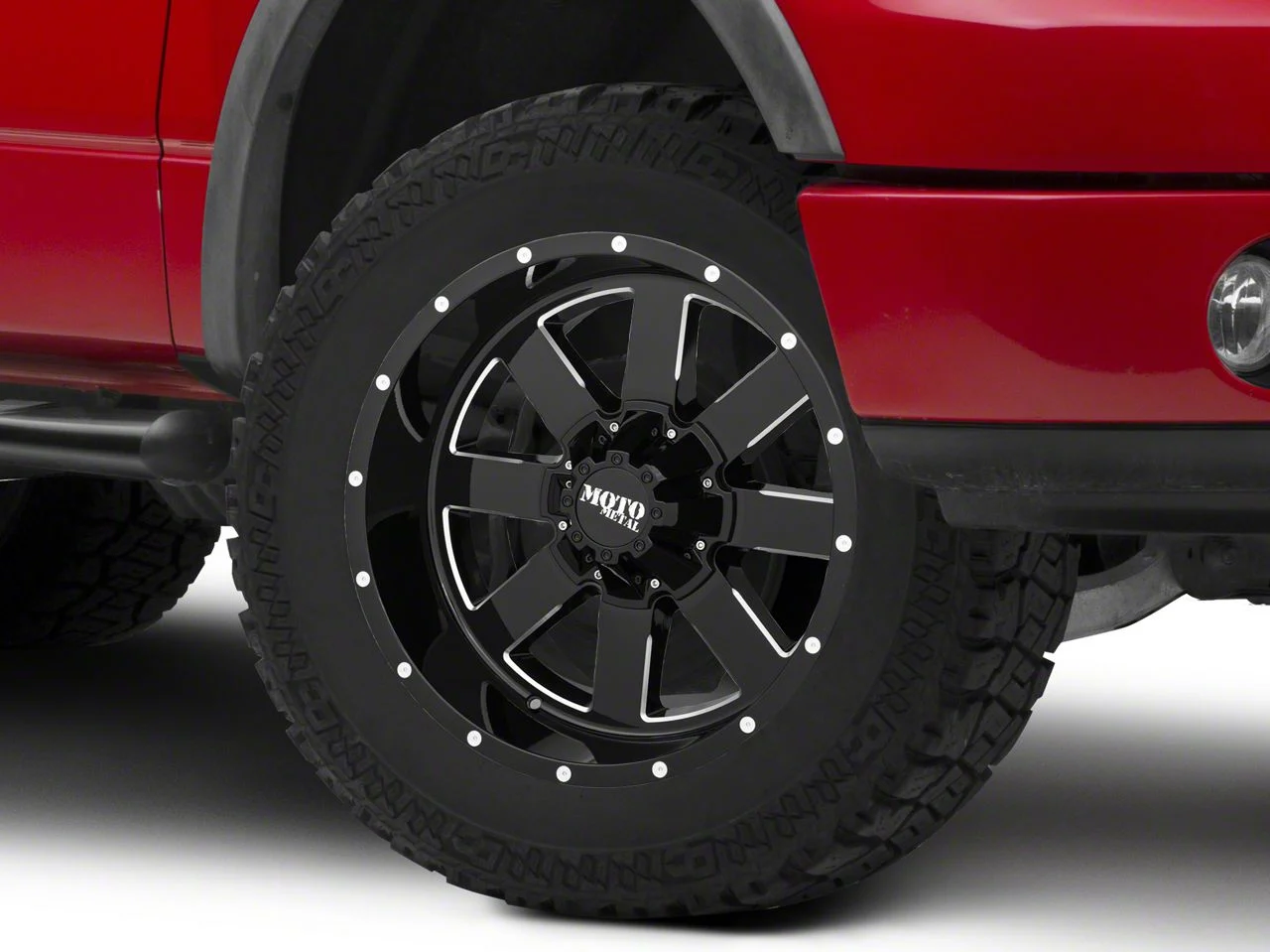 Moto Metal MO962 Gloss Black Milled 6-Lug Wheel; 20x10; -24mm Offset (04-08 F-150)