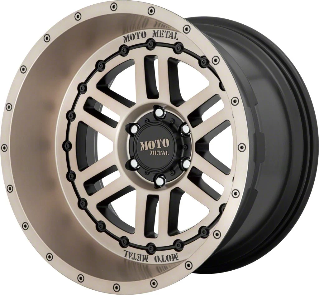 Moto Metal MO800 Deep Six Satin Black with Bronze Tint 6-Lug Wheel; 22x12; -44mm Offset (07-13 Silverado 1500)
