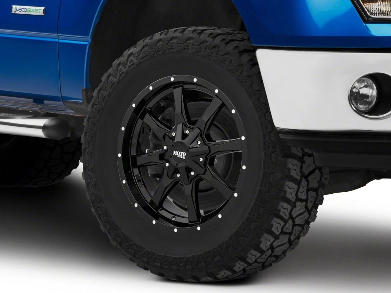 Moto Metal MO970 Gloss Black 6-Lug Wheel; 18x9; 18mm Offset (09-14 F-150)