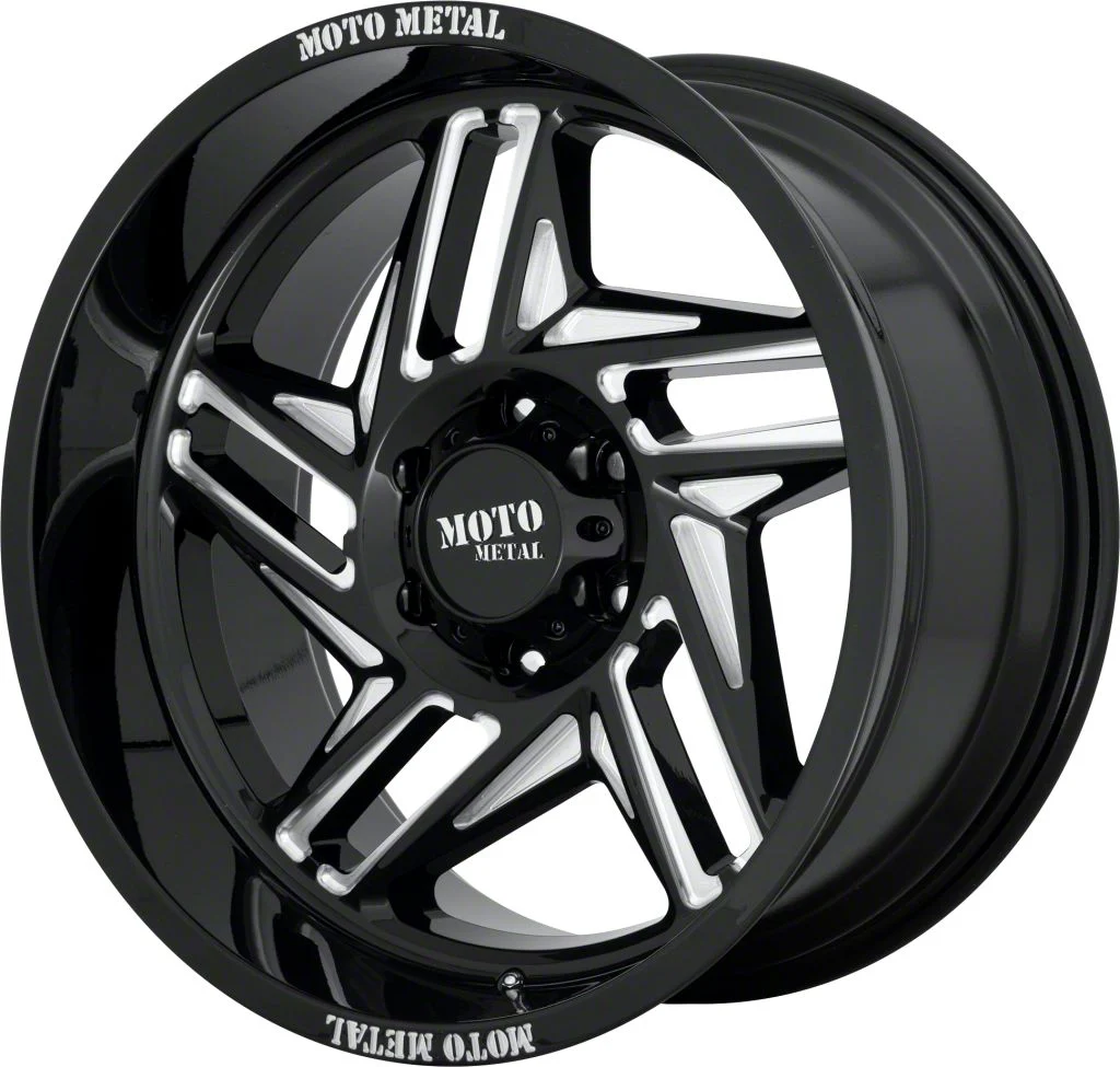 Moto Metal MO996 Ripsaw Gloss Black Milled 6-Lug Wheel; 20x10; -18mm Offset (09-14 F-150)