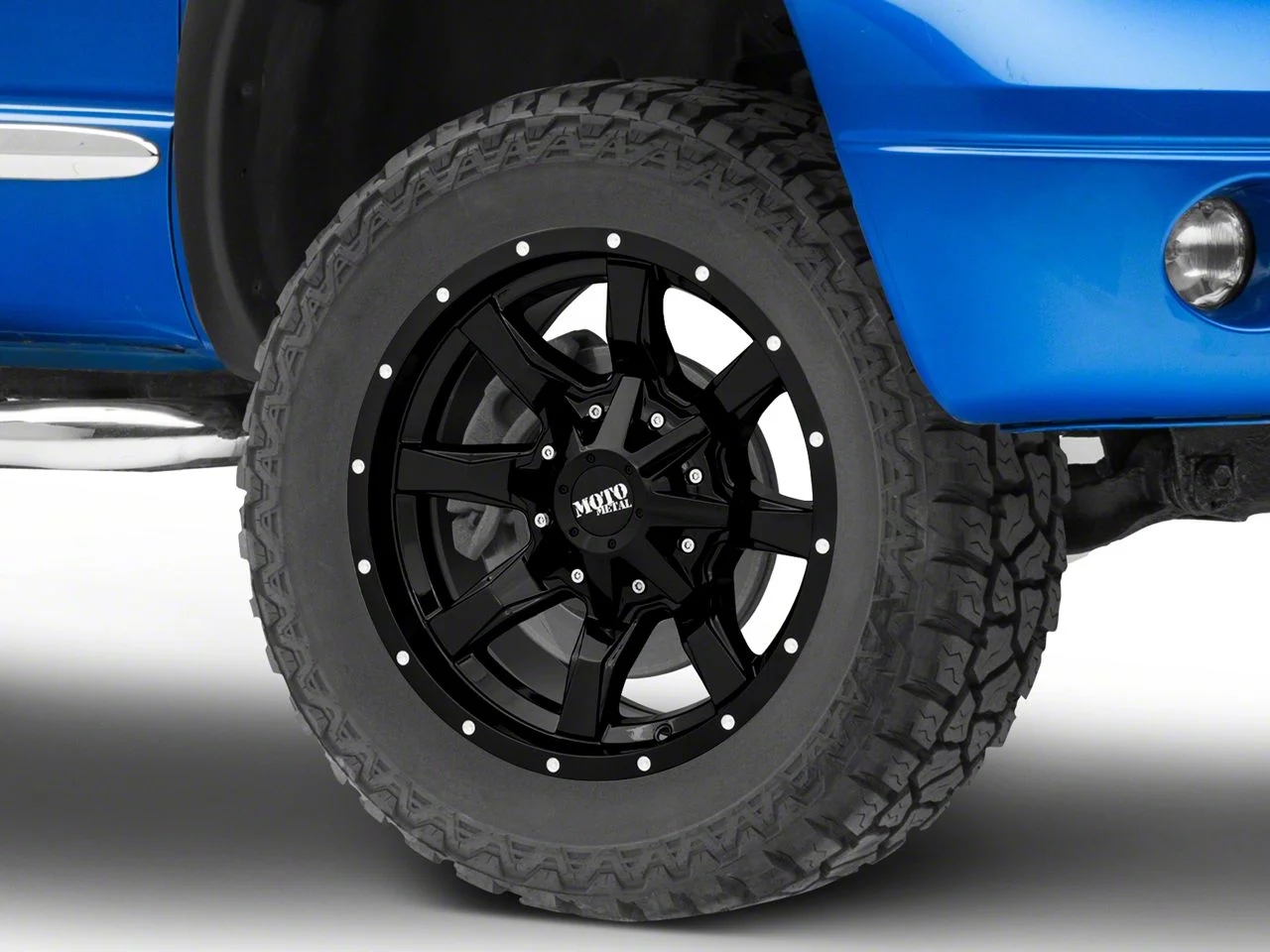Moto Metal MO970 Gloss Black 5-Lug Wheel; 20x12; -44mm Offset (02-08 RAM 1500, Excluding Mega Cab)