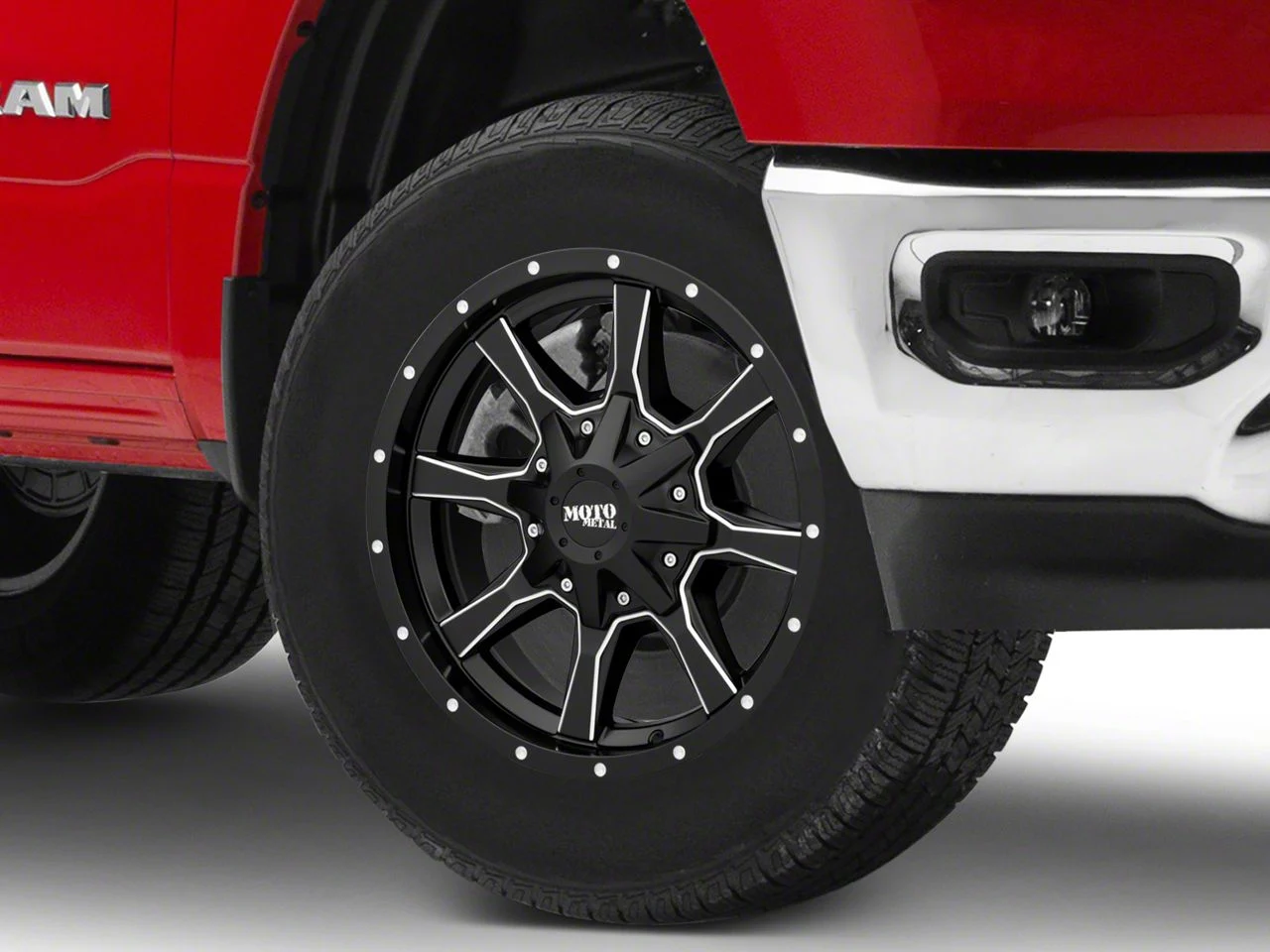 Moto Metal MO970 Satin Black Milled 6-Lug Wheel; 18x10; -24mm Offset (19-26 RAM 1500)