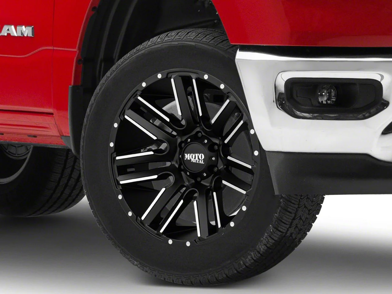 Moto Metal MO978 Razor Satin Black Machined 6-Lug Wheel; 20x9; 18mm Offset (19-26 RAM 1500)