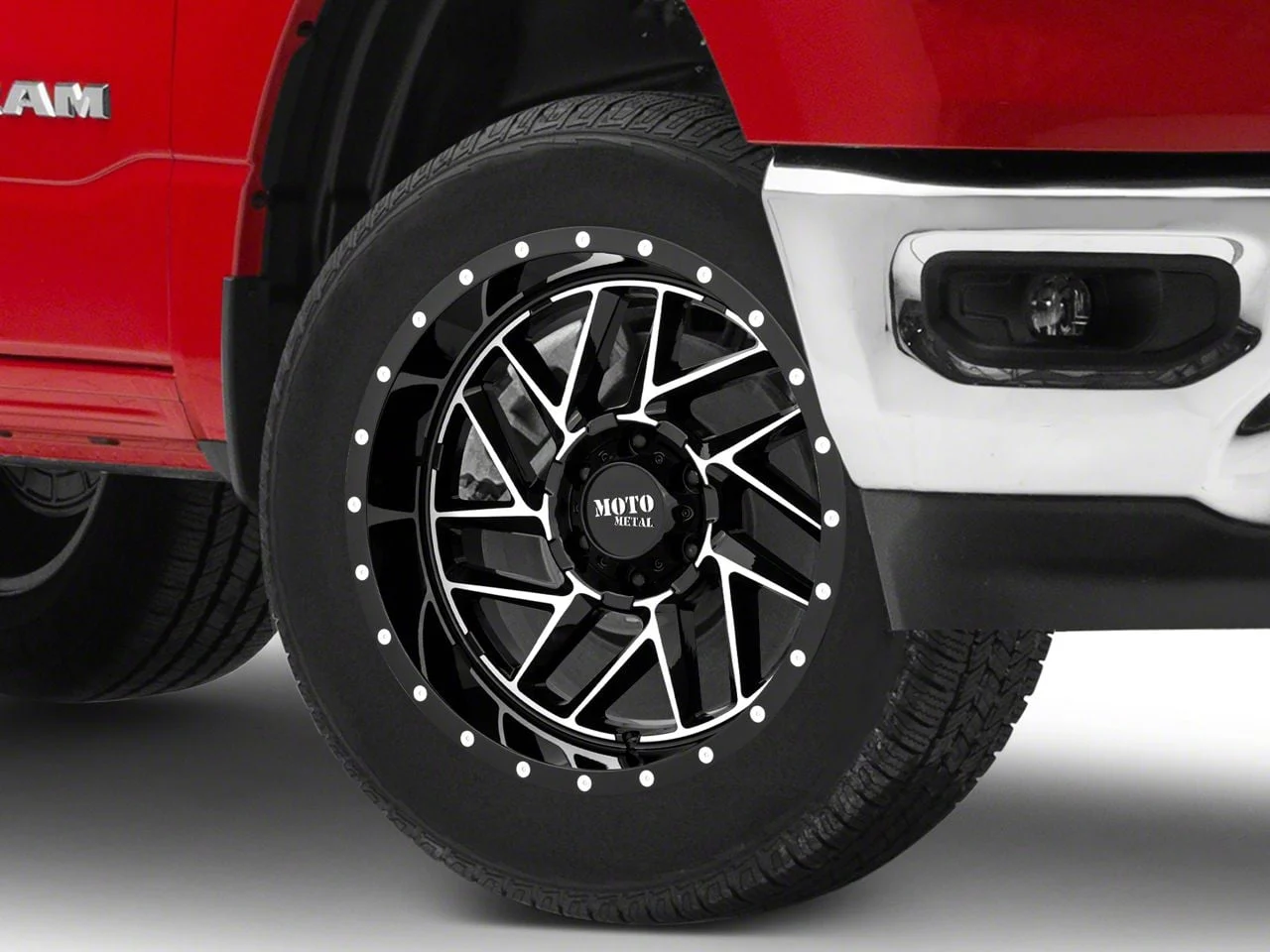 Moto Metal MO985 Breakout Gloss Black Machined 6-Lug Wheel; 20x10; -18mm Offset (19-26 RAM 1500)