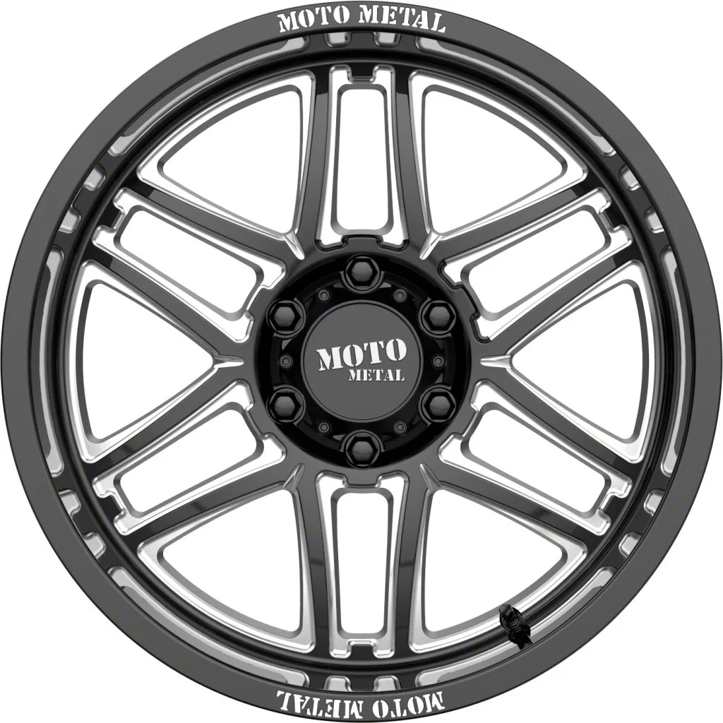 Moto Metal MO992 Gloss Black Milled 6-Lug Wheel; 20x10; -18mm Offset (19-23 Ranger)