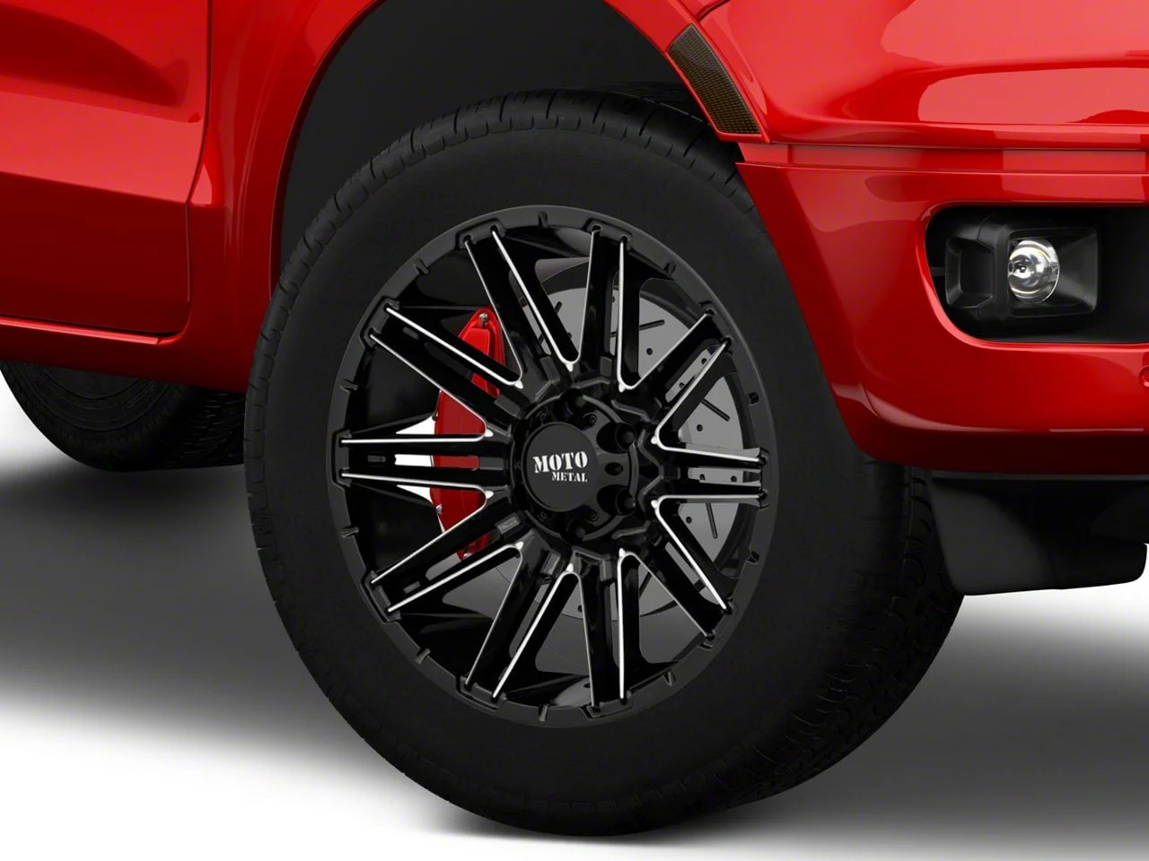 Moto Metal MO998 Kraken Gloss Black Milled 6-Lug Wheel; 20x9; 0mm Offset (19-23 Ranger)