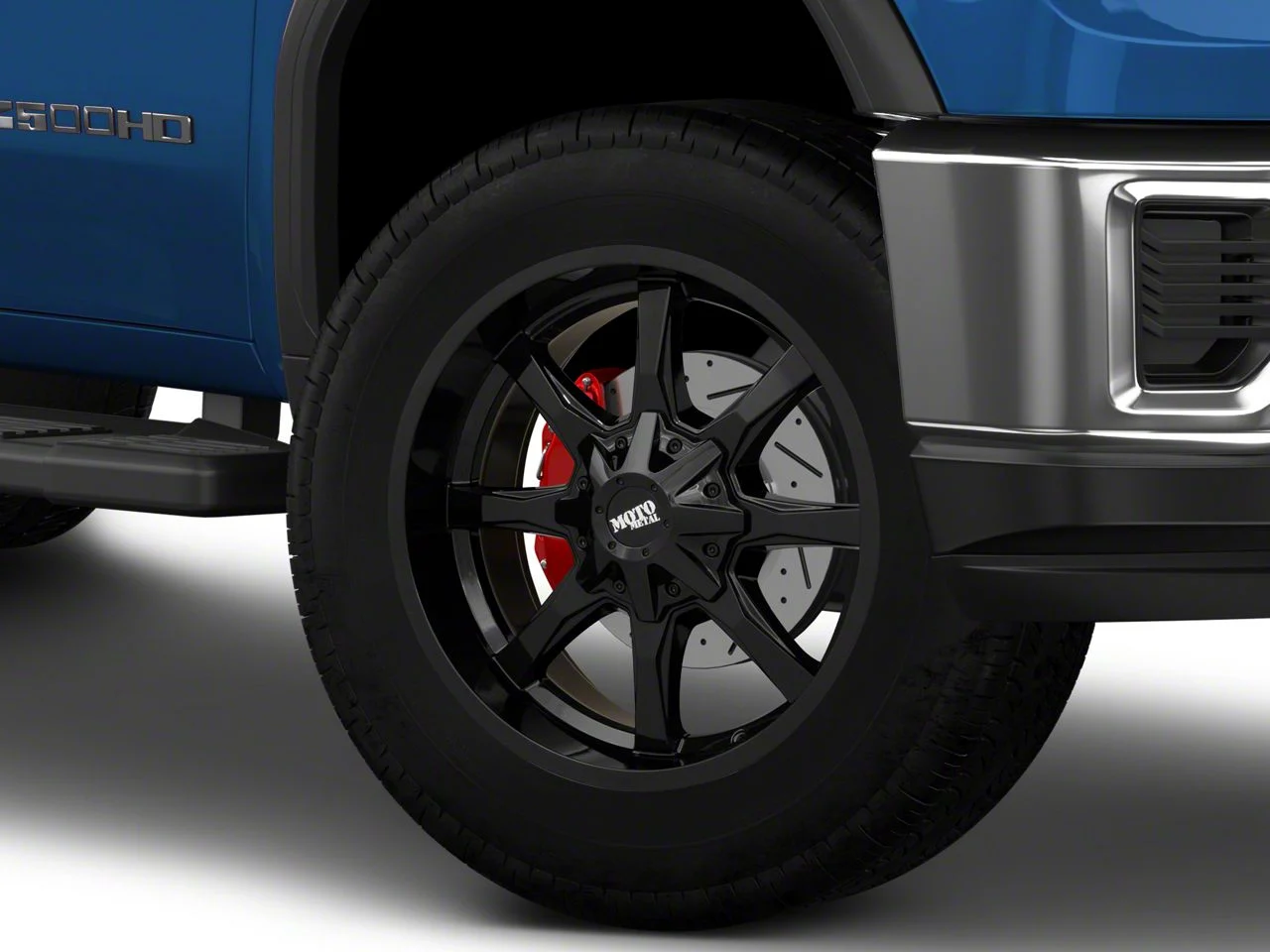 Moto Metal MO970 Full Gloss Black 8-Lug Wheel; 20x9; 0mm Offset (20-26 Sierra 2500 HD)