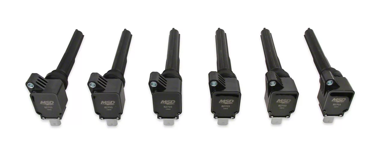 MSD Coil Packs; Black (17-20 3.5L EcoBoost F-150)
