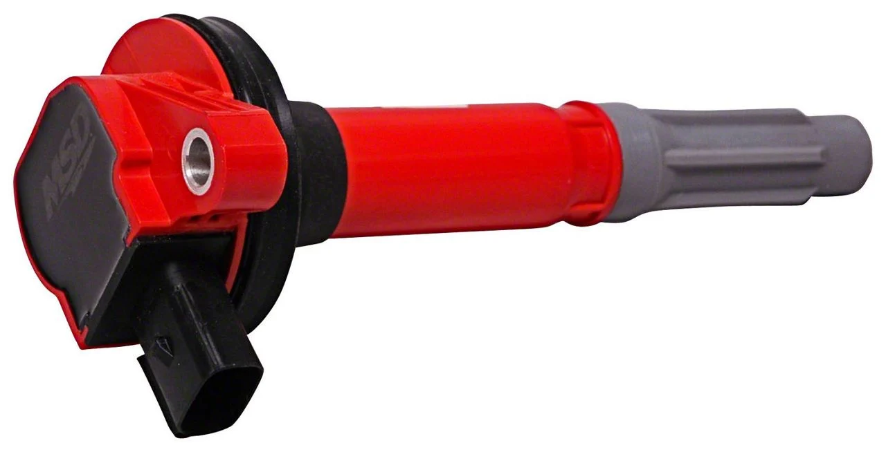 MSD Ignition Coil; Red (11-14 5.0L F-150)