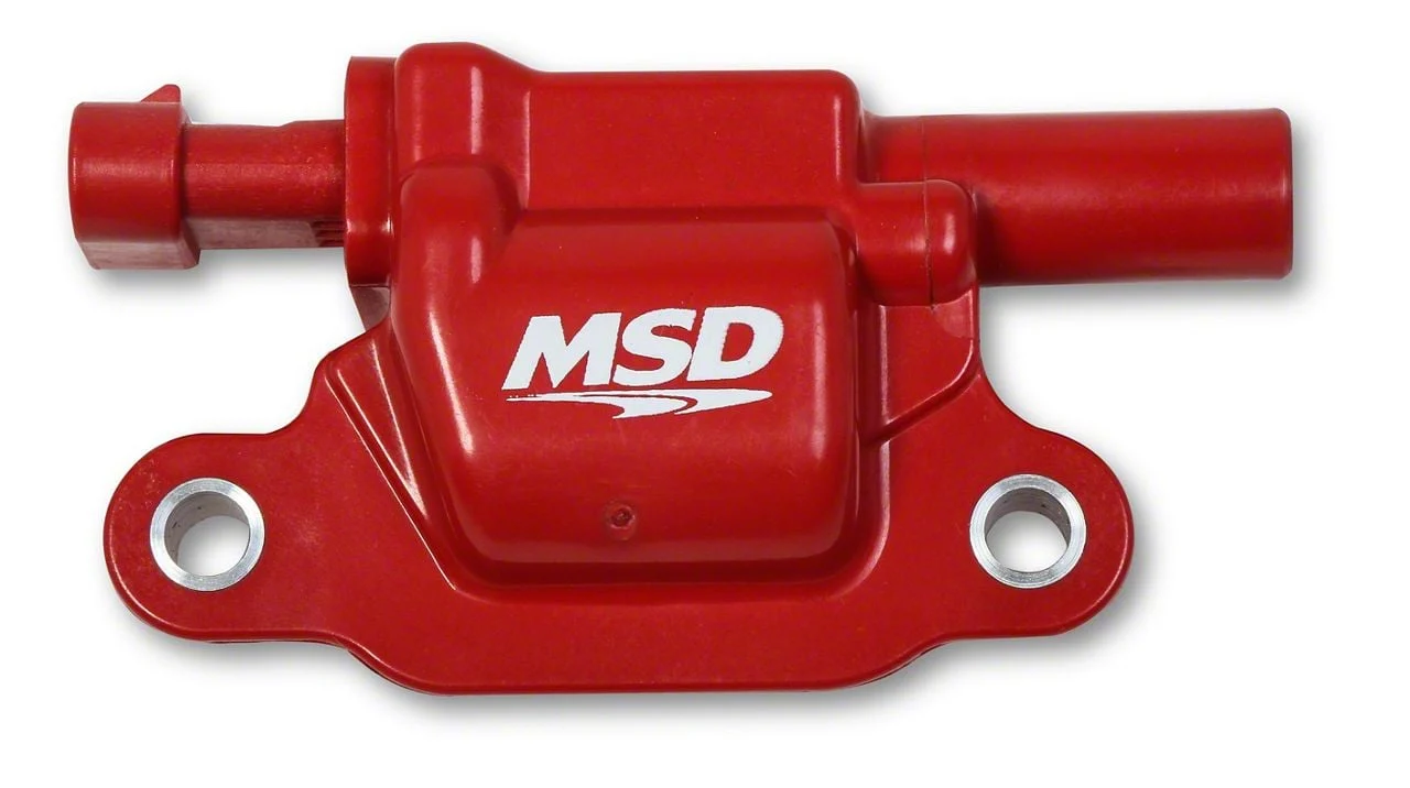 MSD Blaster Coil Pack; Red (14-18 Silverado 1500)
