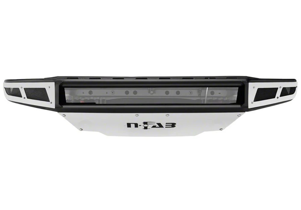 N-Fab M-RDS Pre-Runner Front Radius Bumper; Textured Black (17-22 F-350 Super Duty)