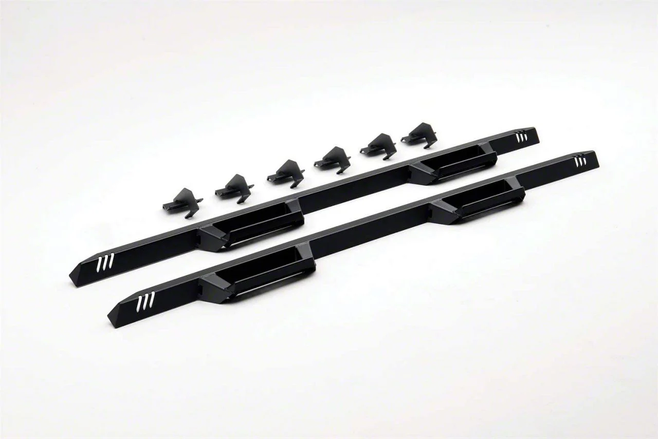 N-Fab EpYx Cab Length Nerf Side Step Bars; Textured Black (11-16 F-350 Super Duty SuperCrew)