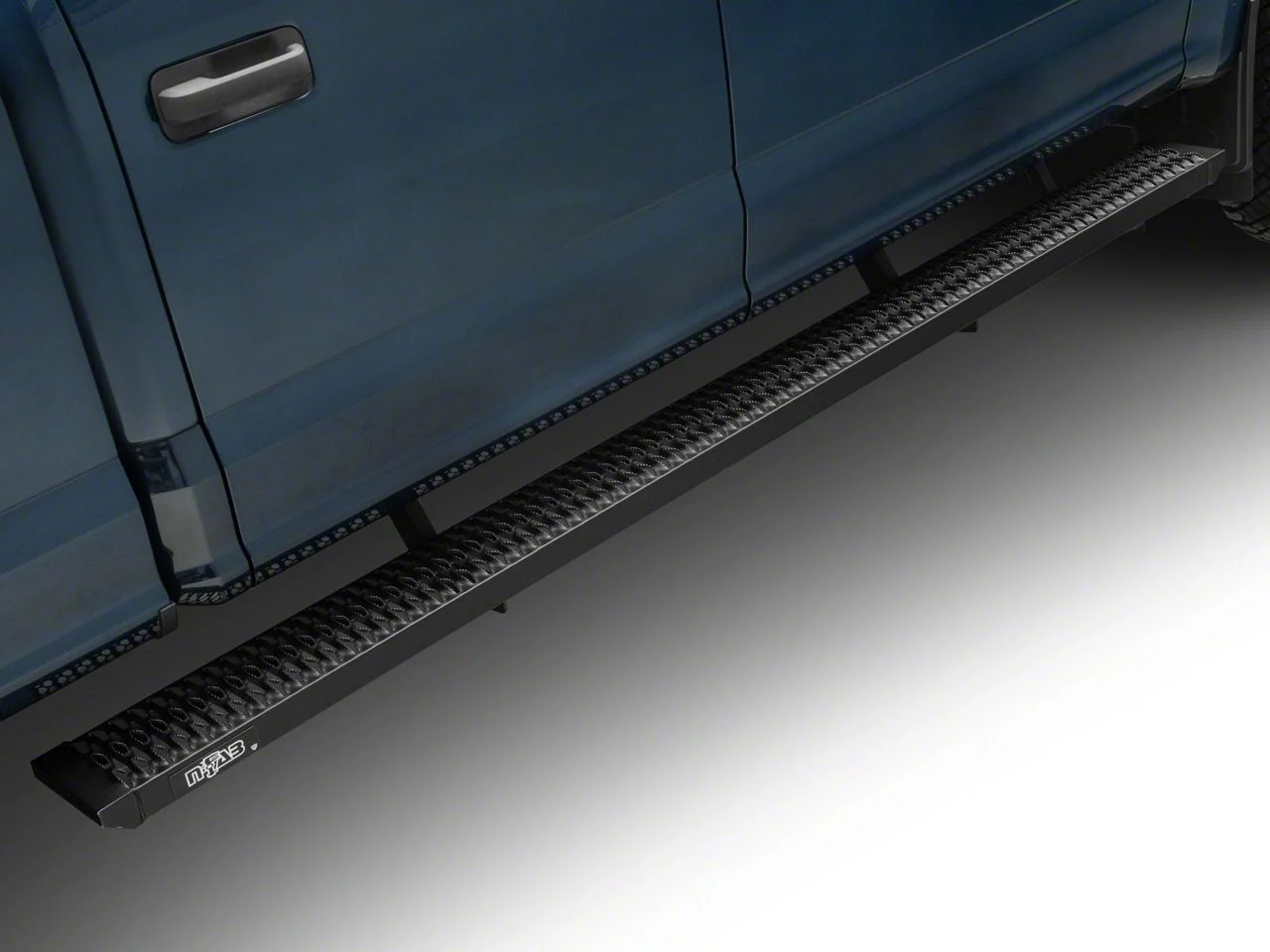 N-Fab Growler Fleet Sure Grip Running Boards; Textured Black (17-26 F-350 Super Duty SuperCrew)