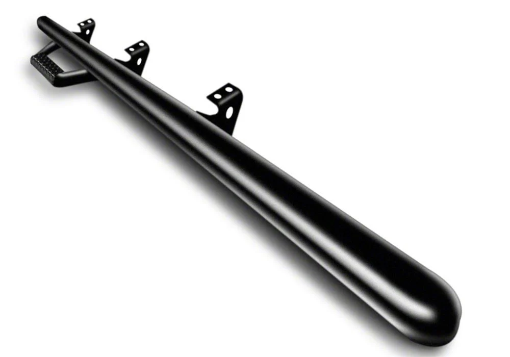 N-Fab Cab Length Nerf Side Step Bars; Textured Black (11-16 F-350 Super Duty Regular Cab)