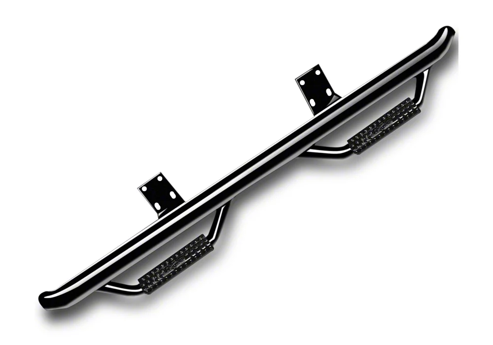 N-Fab Cab Length Nerf Side Step Bars; Gloss Black (19-24 RAM 1500 Quad Cab)