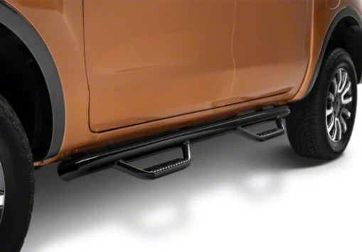 N-Fab Cab Length Nerf Side Step Bars; Gloss Black (19-23 Ranger SuperCrew)