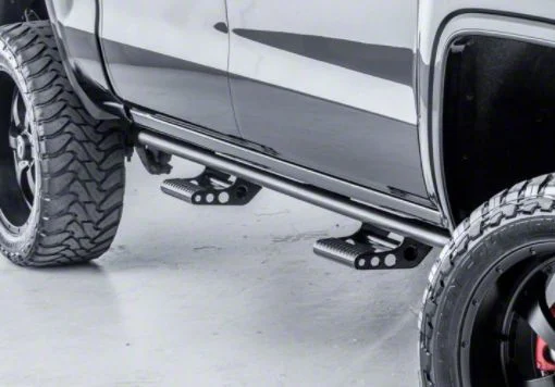 N-Fab Cab Length RKR Side Rails; Textured Black (19-26 Ranger SuperCrew)