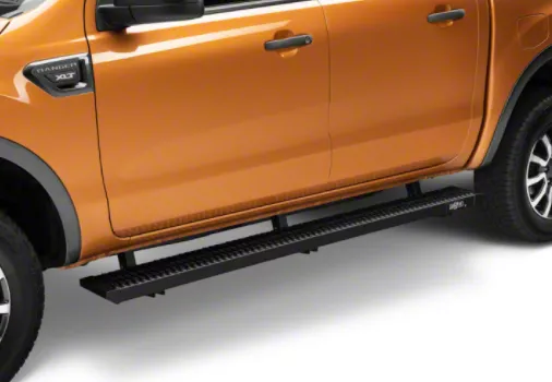 N-Fab Growler Fleet Sure Grip Running Boards; Textured Black (19-23 Ranger SuperCrew)