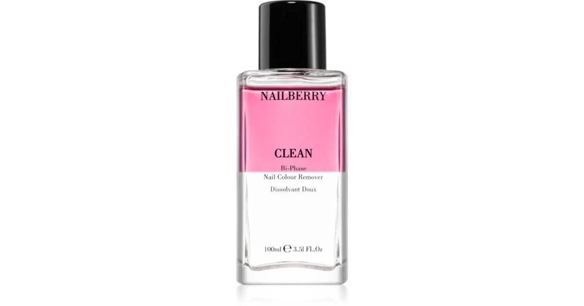 NAILBERRY Clean bifase solvente per unghie effetto rassodante 100 ml