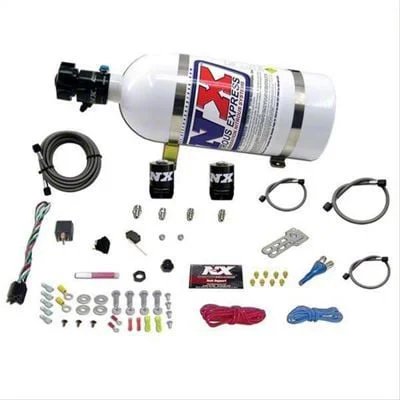Nitrous Express Dodge EFI Single Nitrous Nozzle System; 10 lb. Bottle (Universal; Some Adaptation May Be Required)
