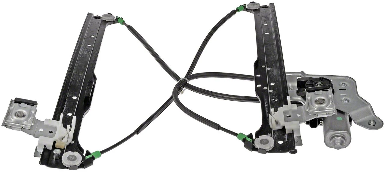 Power Window Motor and Regulator Assembly; Rear Passenger Side (04-06 Silverado 1500 Crew Cab)