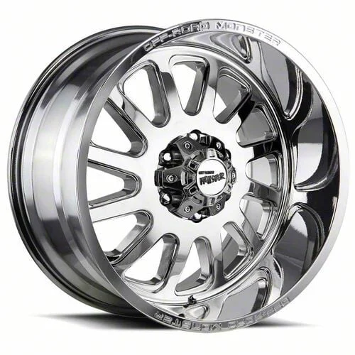 Off-Road Monster M17 Chrome 6-Lug Wheel; 20x10; -19mm Offset (19-26 Sierra 1500)