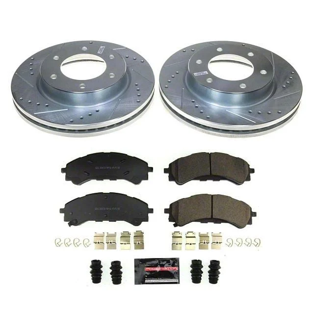 PowerStop Z23 Evolution Sport 6-Lug Brake Rotor and Pad Kit; Front (19-26 Ranger, Excluding Raptor)