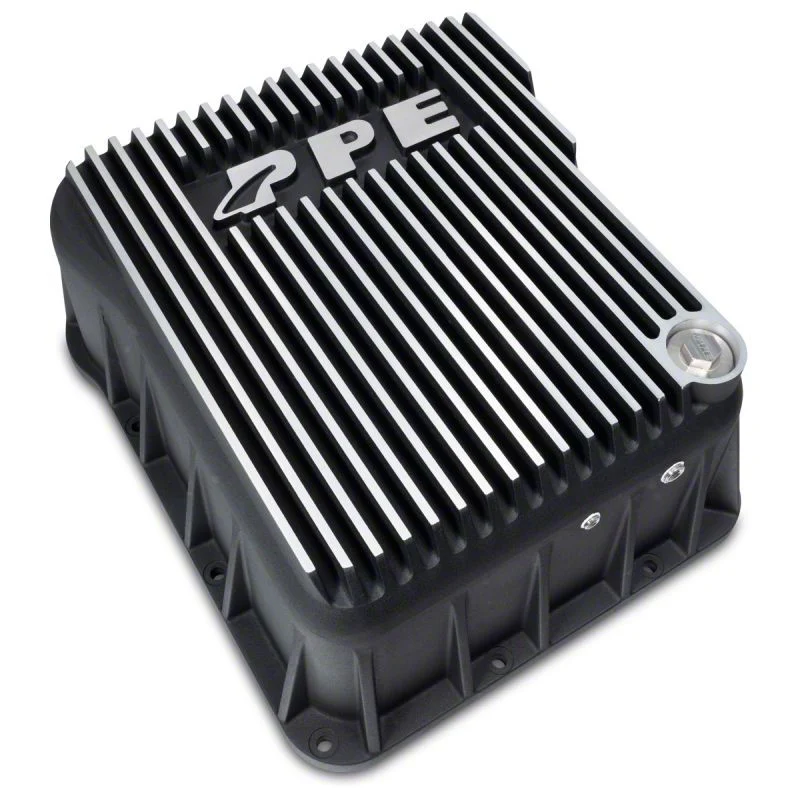 PPE Heavy-Duty DEEP Aluminum Transmission Pan; Brushed (07-19 Silverado 3500 HD w/ Allison Transmissions)