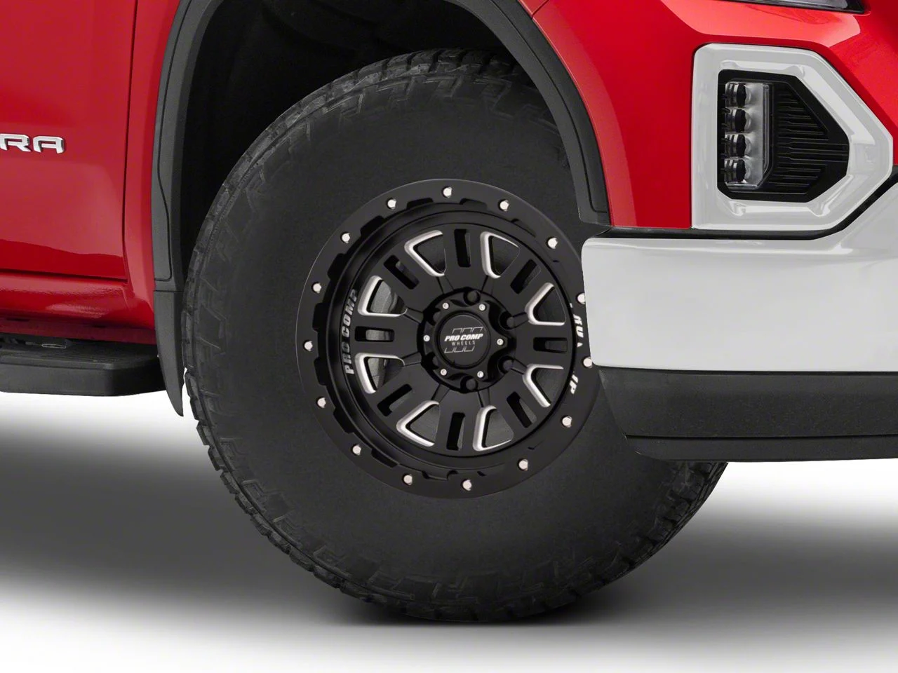 Pro Comp Wheels Cognito Satin Black Milled 6-Lug Wheel; 17x9; -6mm Offset (19-26 Sierra 1500)