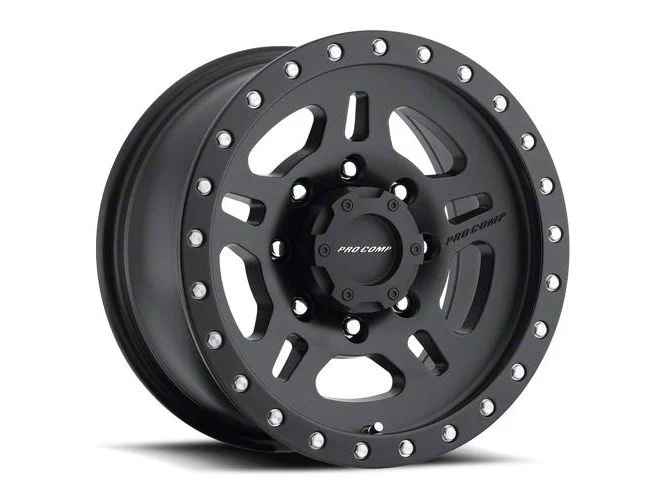 Pro Comp Wheels La Paz Satin Black 6-Lug Wheel; 17x8.5; 0mm Offset (19-26 Sierra 1500)