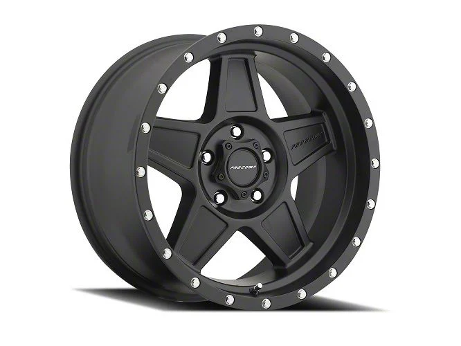 Pro Comp Wheels Predator Satin Black 6-Lug Wheel; 17x8.5; 0mm Offset (07-13 Sierra 1500)