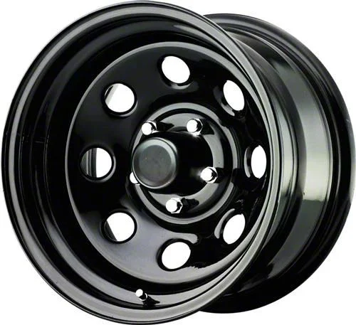 Pro Comp Wheels 97 Series Rock Crawler Gloss Black 6-Lug Wheel; 17x8; -6mm Offset (19-23 Ranger)