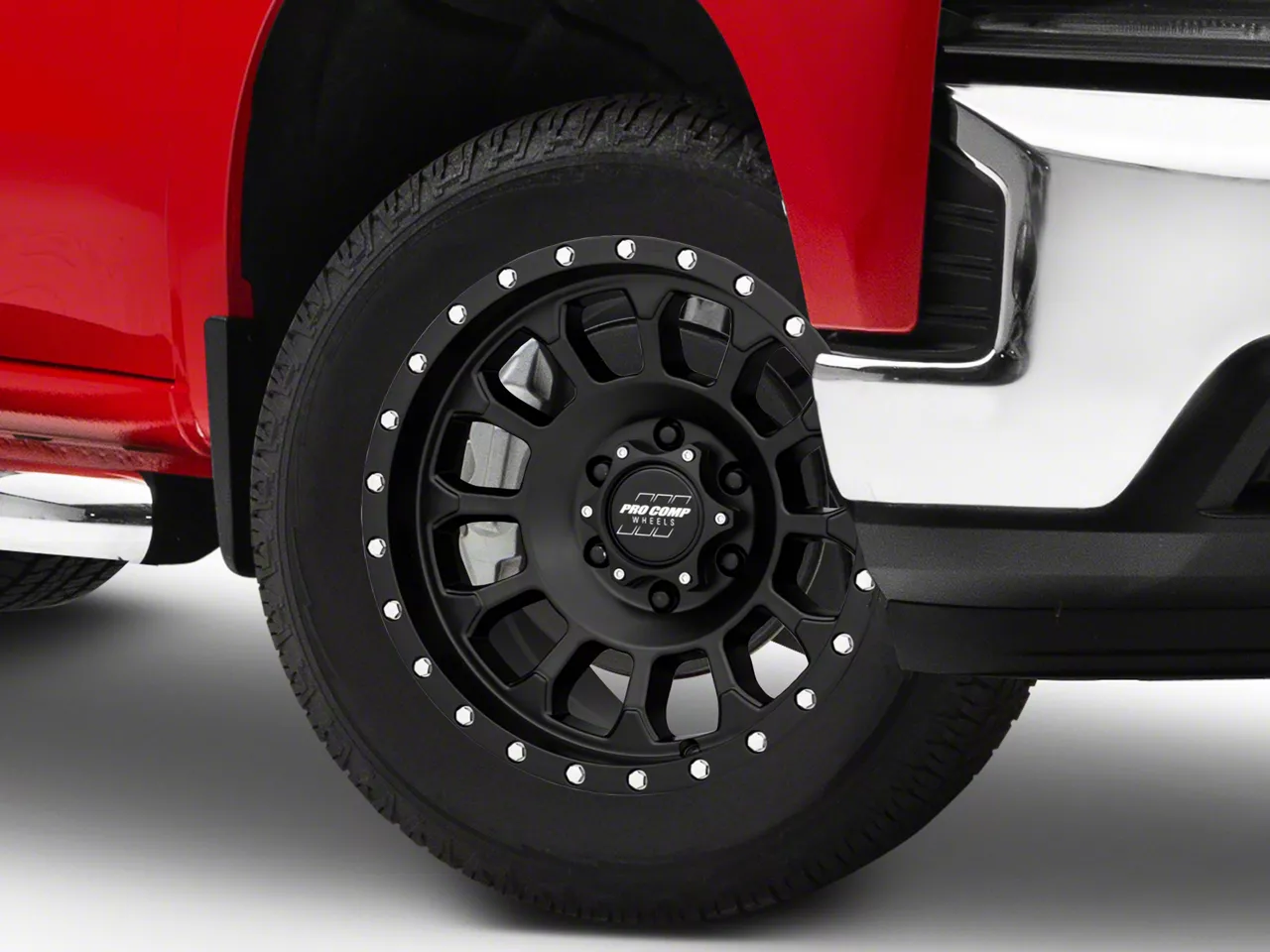 Pro Comp Wheels Rockwell Satin Black 6-Lug Wheel; 20x9; -12mm Offset (19-26 Silverado 1500)