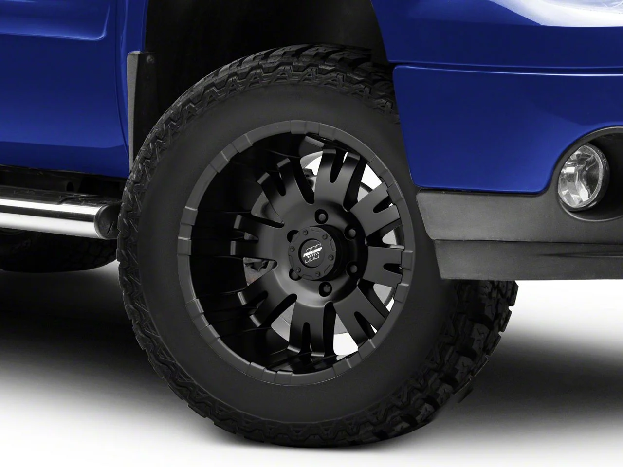Pro Comp Wheels 01 Series Satin Black 6-Lug Wheel; 18x9.5; -19mm Offset (07-13 Sierra 1500)