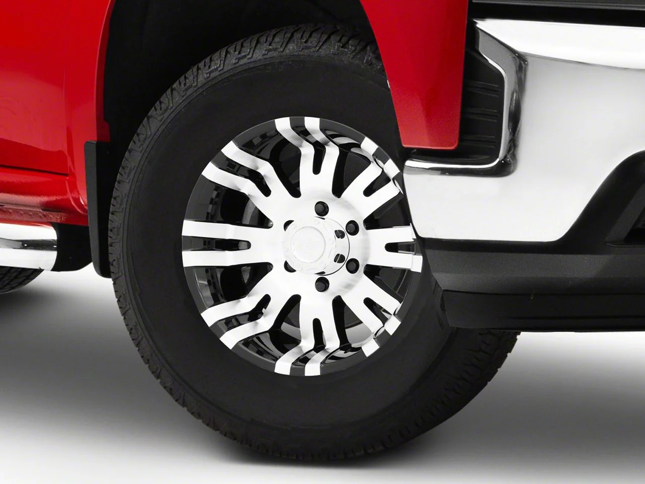 Pro Comp Wheels 01 Series Gloss Black Machined 6-Lug Wheel; 17x8; 0mm Offset (19-26 Silverado 1500)
