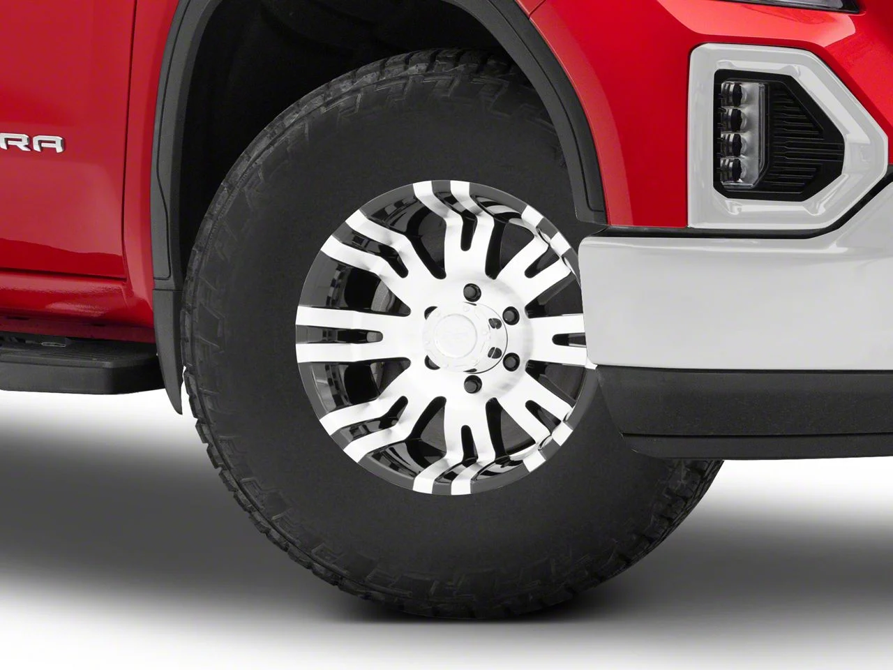 Pro Comp Wheels 01 Series Gloss Black Machined 6-Lug Wheel; 17x8; 0mm Offset (19-26 Sierra 1500)