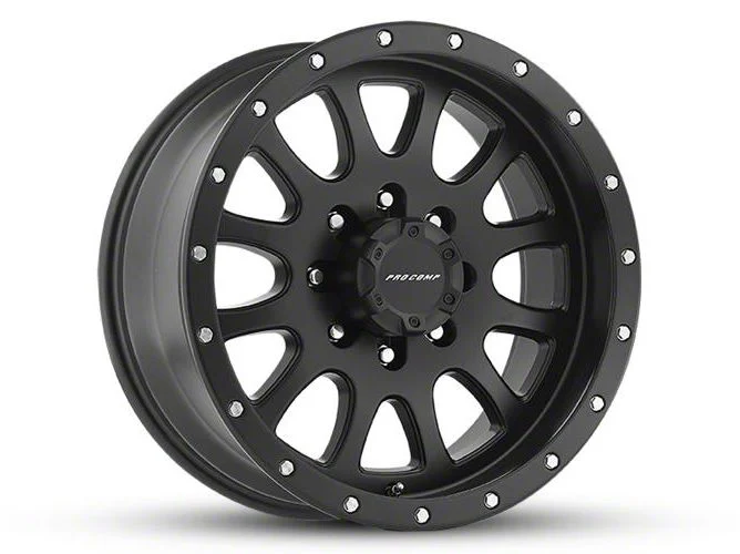 Pro Comp Wheels Syndrome Satin Black 6-Lug Wheel; 17x9; -6mm Offset (07-13 Silverado 1500)
