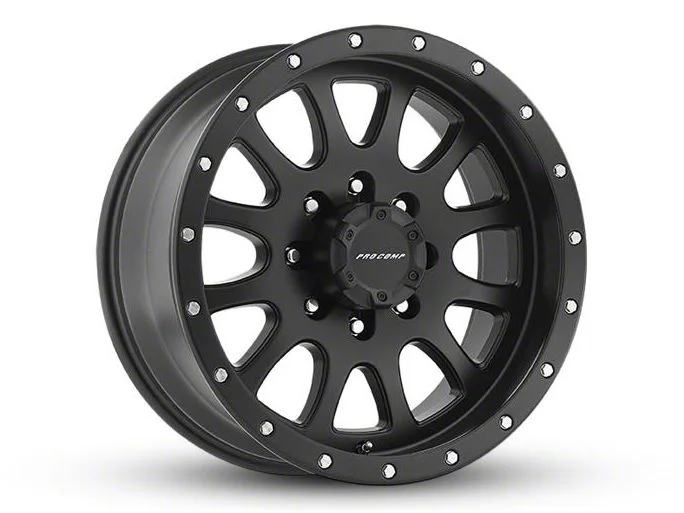 Pro Comp Wheels Syndrome Satin Black 6-Lug Wheel; 20x9; 0mm Offset (19-26 Sierra 1500)
