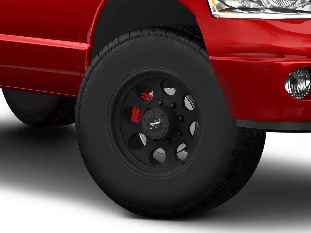 Pro Comp Wheels 69 Series Vintage Flat Black 8-Lug Wheel; 17x9; -6mm Offset (03-09 RAM 2500)