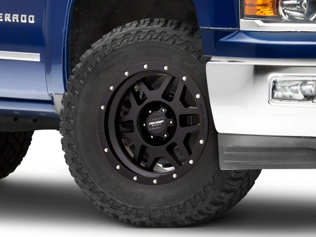 Pro Comp Wheels Phaser Satin Black 6-Lug Wheel; 18x9; 0mm Offset (14-18 Silverado 1500)