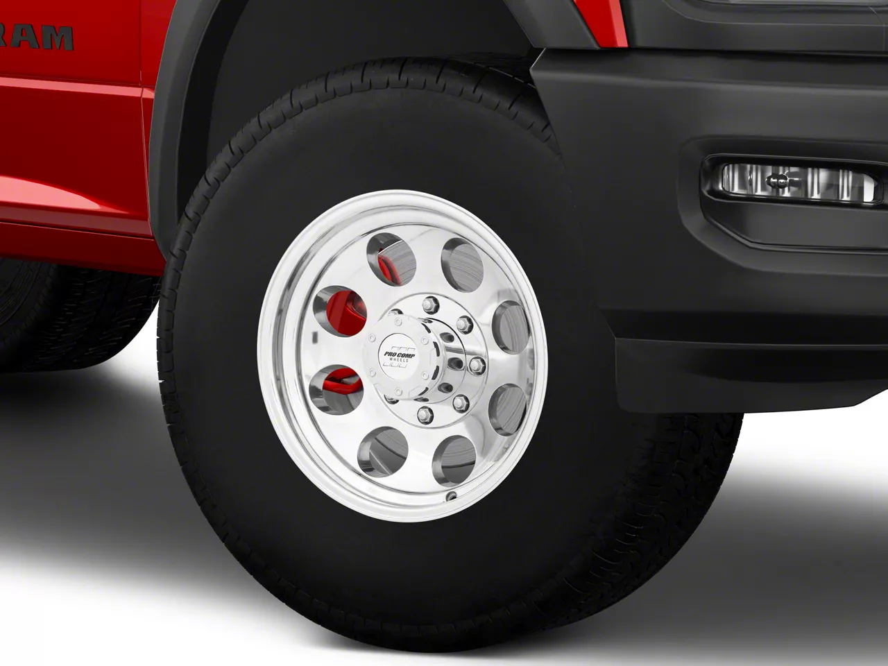 Pro Comp Wheels 69 Series Polished 8-Lug Wheel; 17x9; -6mm Offset (19-26 RAM 3500 SRW)