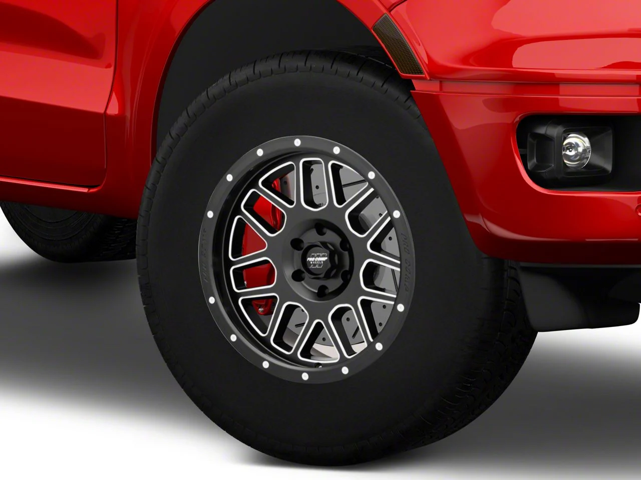 Pro Comp Wheels Vertigo Satin Black Milled 6-Lug Wheel; 17x9; -6mm Offset (19-23 Ranger)