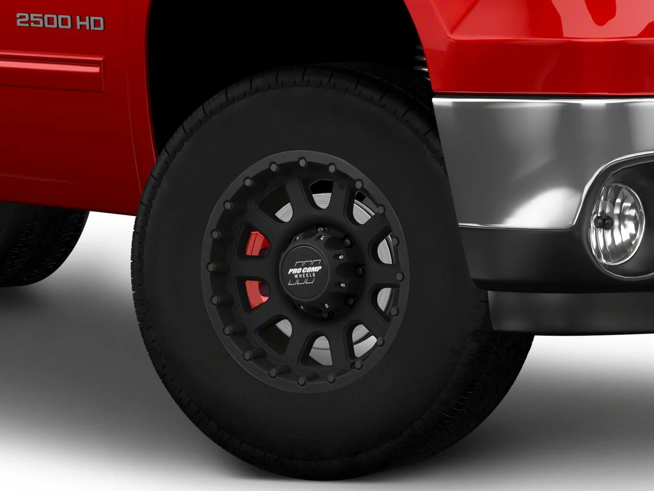 Pro Comp Wheels 32 Series Bandido Flat Black 8-Lug Wheel; 17x9; -6mm Offset (07-10 Sierra 2500 HD)